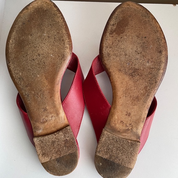 Louis Vuitton Red Dice Sandals - Picture 8 of 8